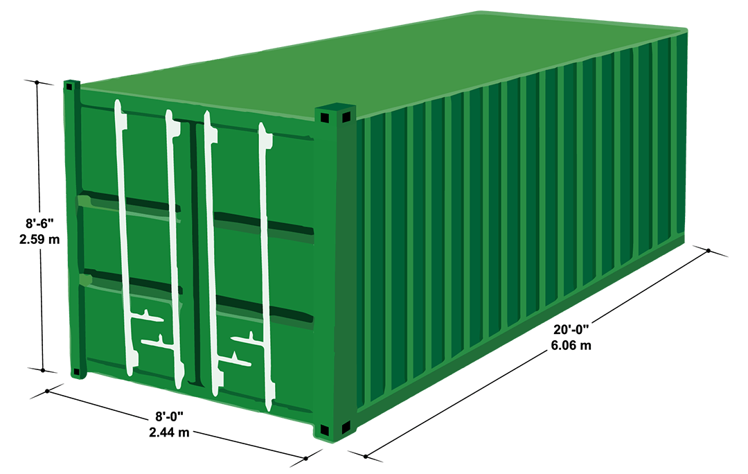 20´ Steel Dry Cargo Container